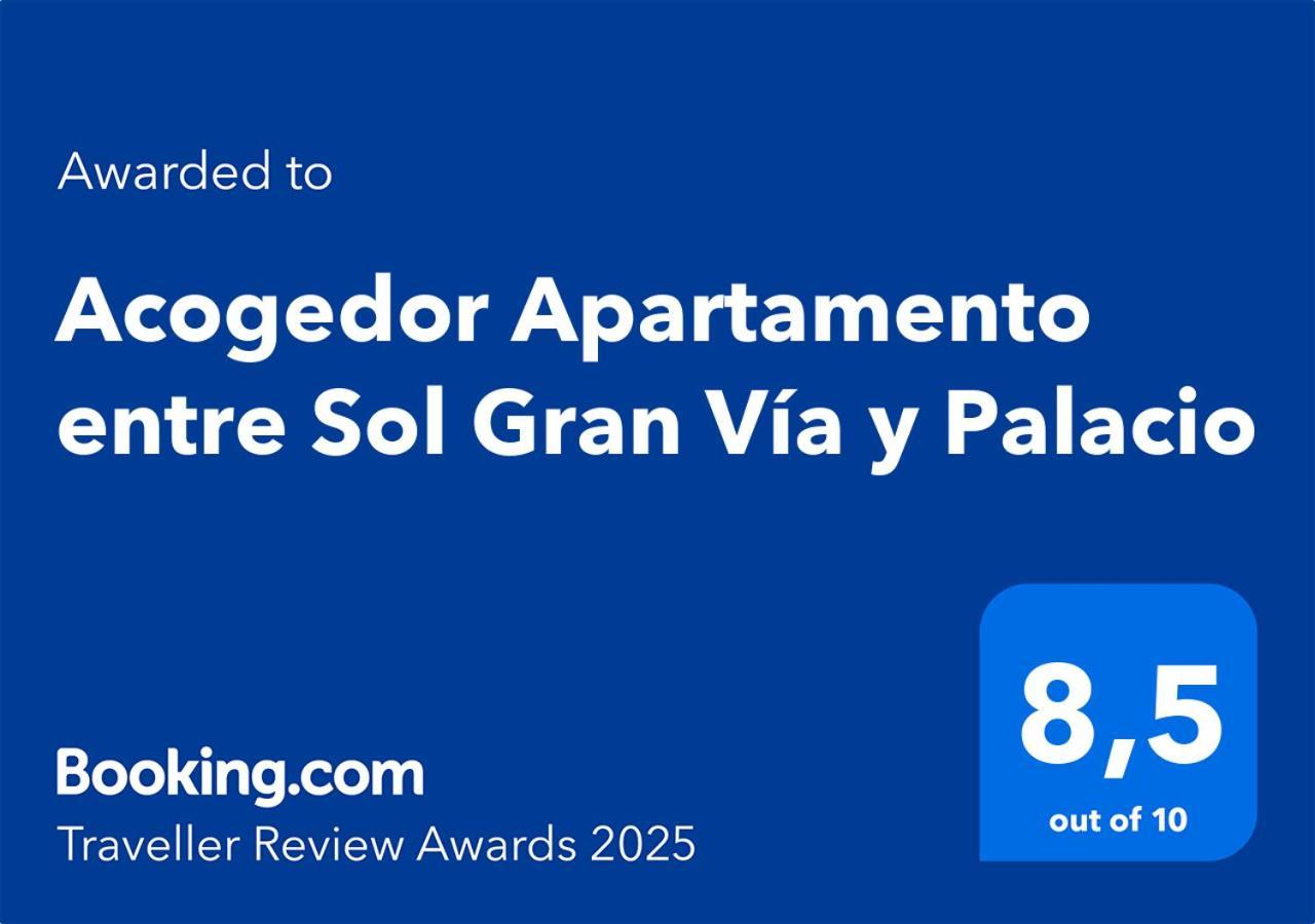 Acogedor Apartamento Entre Sol Gran Via Y Palacio Мадрид Экстерьер фото